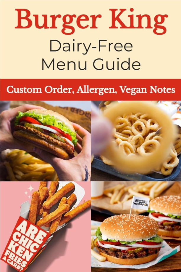 Allergens Values Of Burger King Menu USA