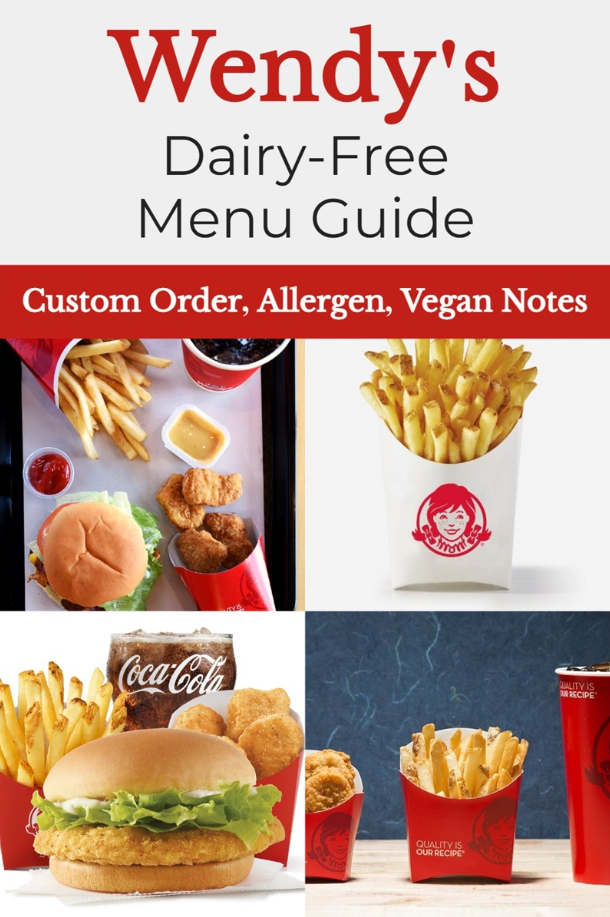 Allergens Values Of Wendy’s Menu USA