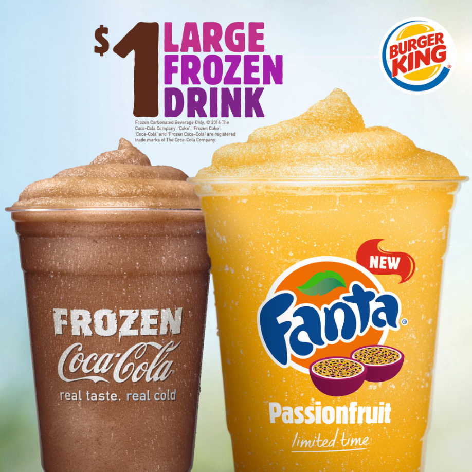 Burger King Breakfast Beverages Menu USA