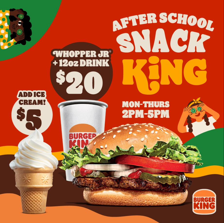 Burger King Kids' Meal Discounts Deal USA