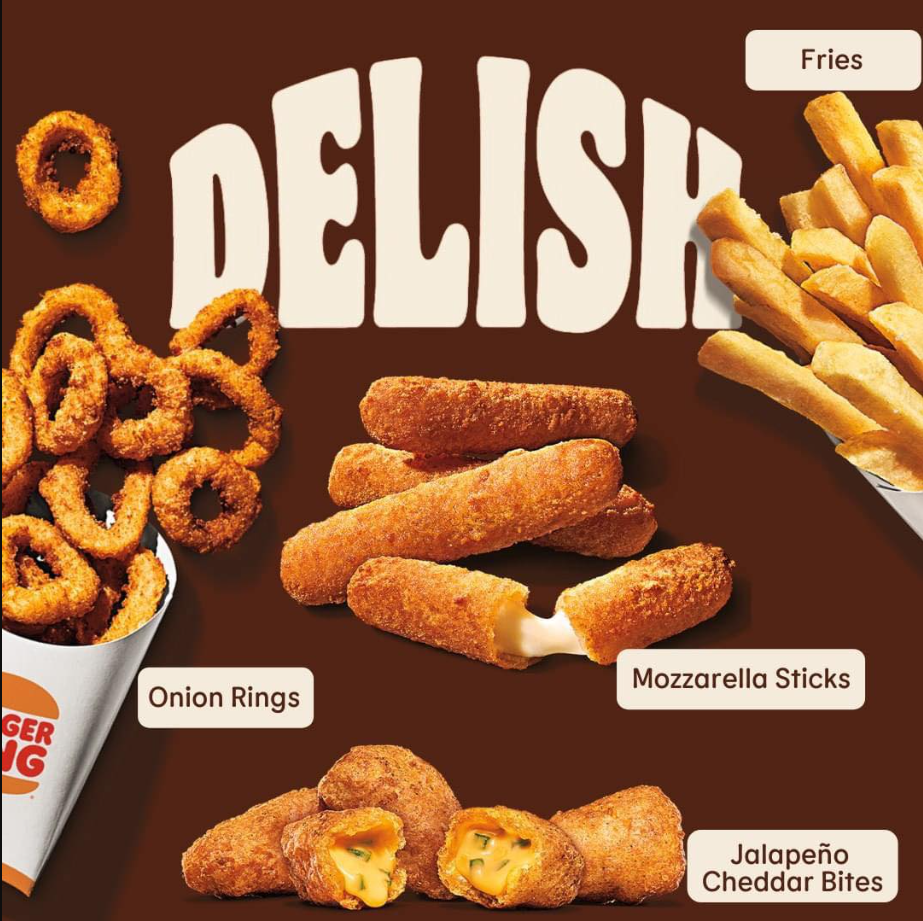 Burger King Sides Menu USA