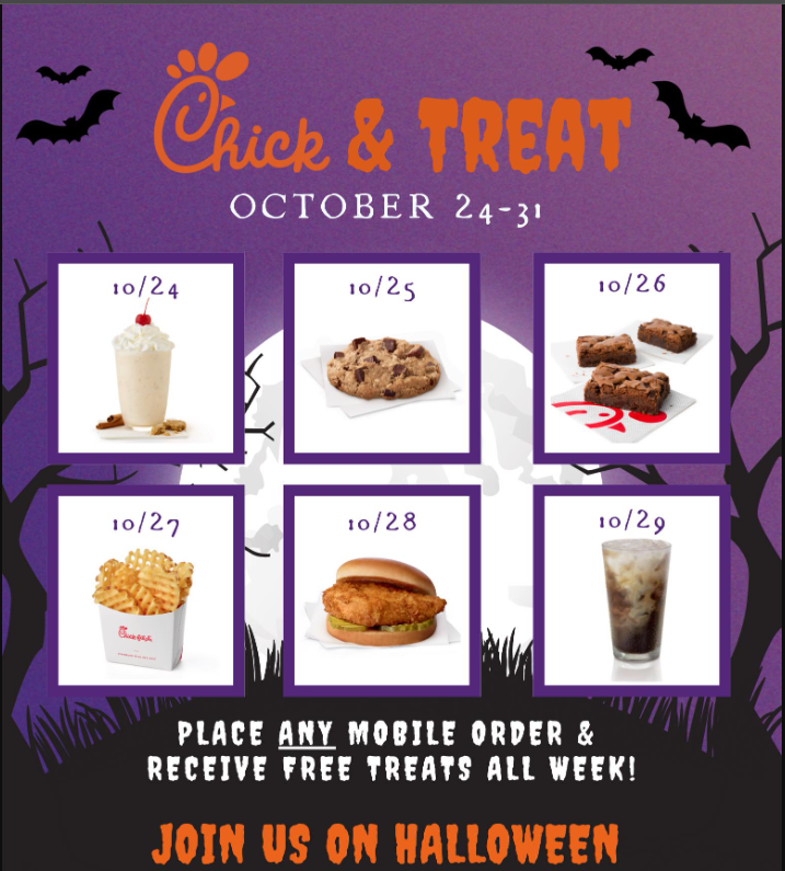 Chick-fil-A Treats Menu USA