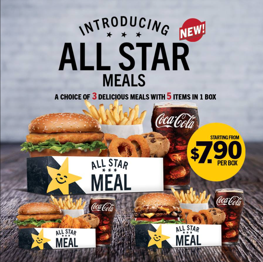 Hardee's Combo Meals Deal USA