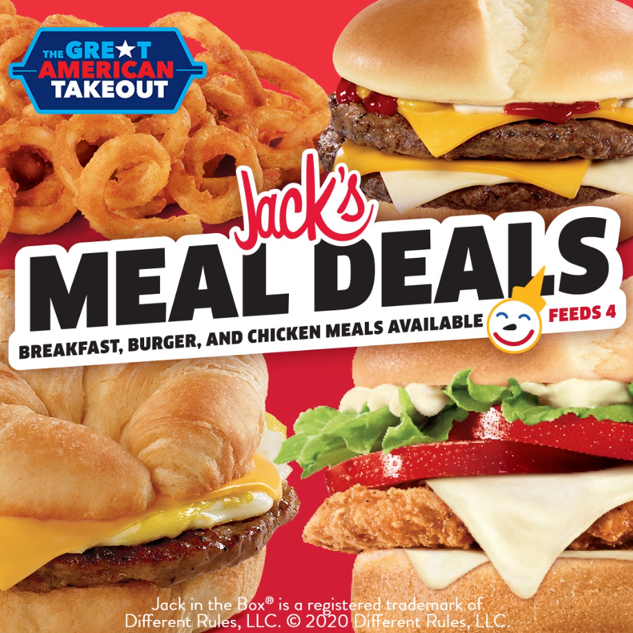 Jack In The Box Value Meals Menu Deal USA