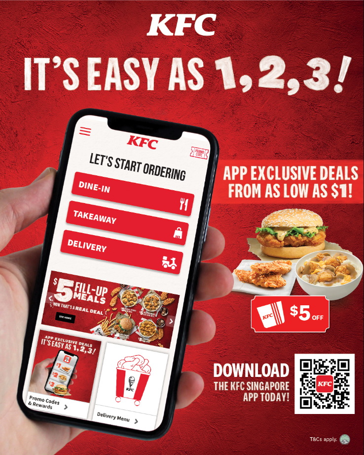 KFC App-Exclusive Offers Deal USA