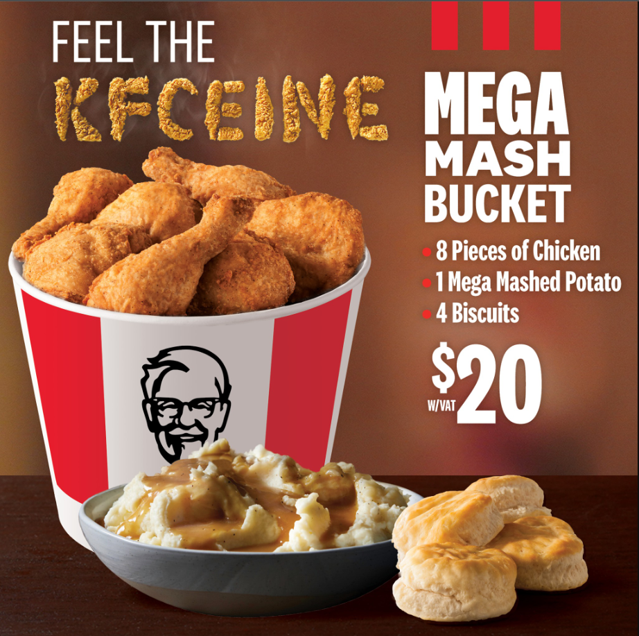 KFC Family Meals Menu USA