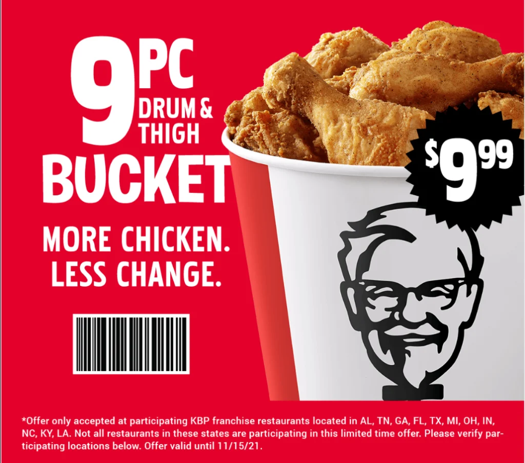 KFC Limited-Time Promotions Deal USA