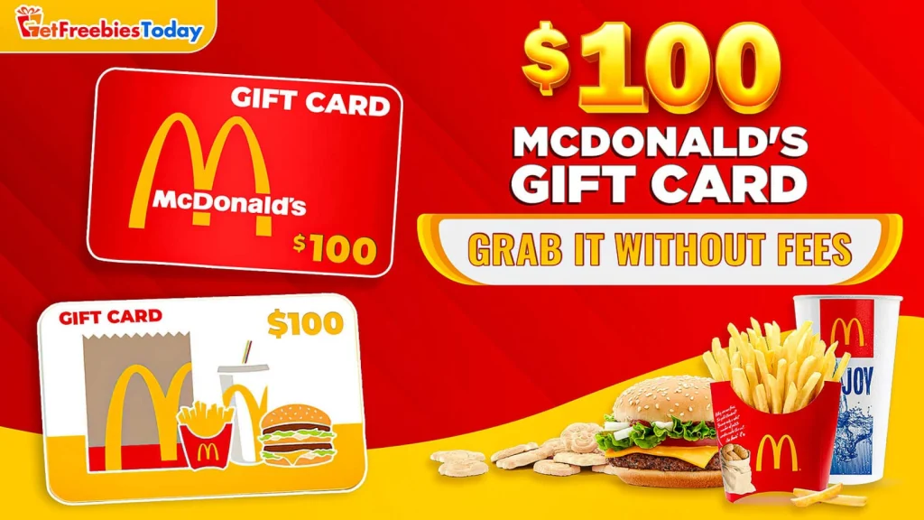 McDonald’s Gift Card Menu USA