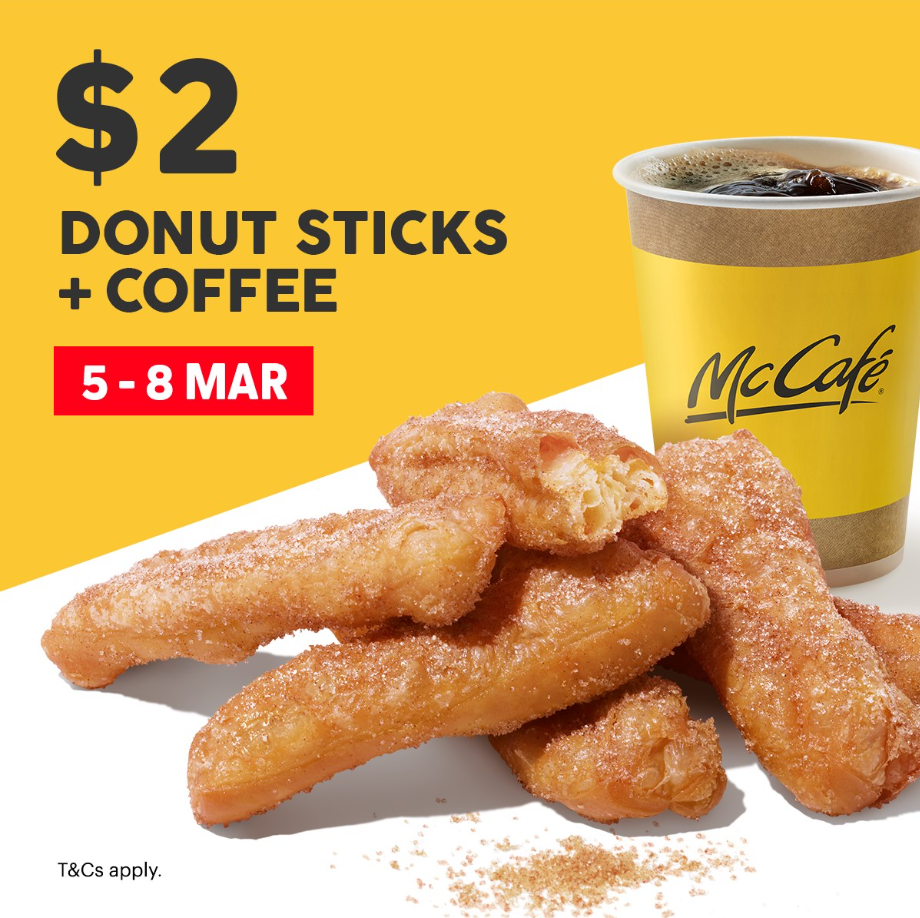 McDonald's McCafe Deals Menu USA