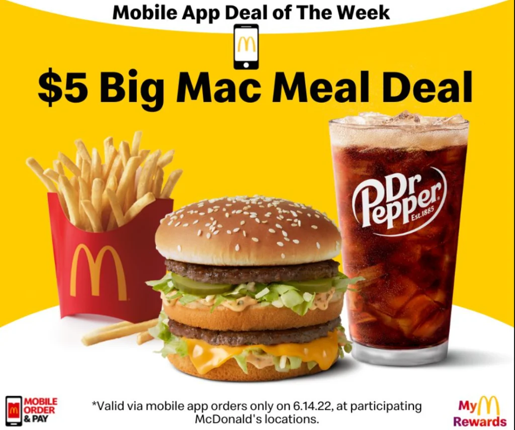 McDonald's Meal Deals Menu USA