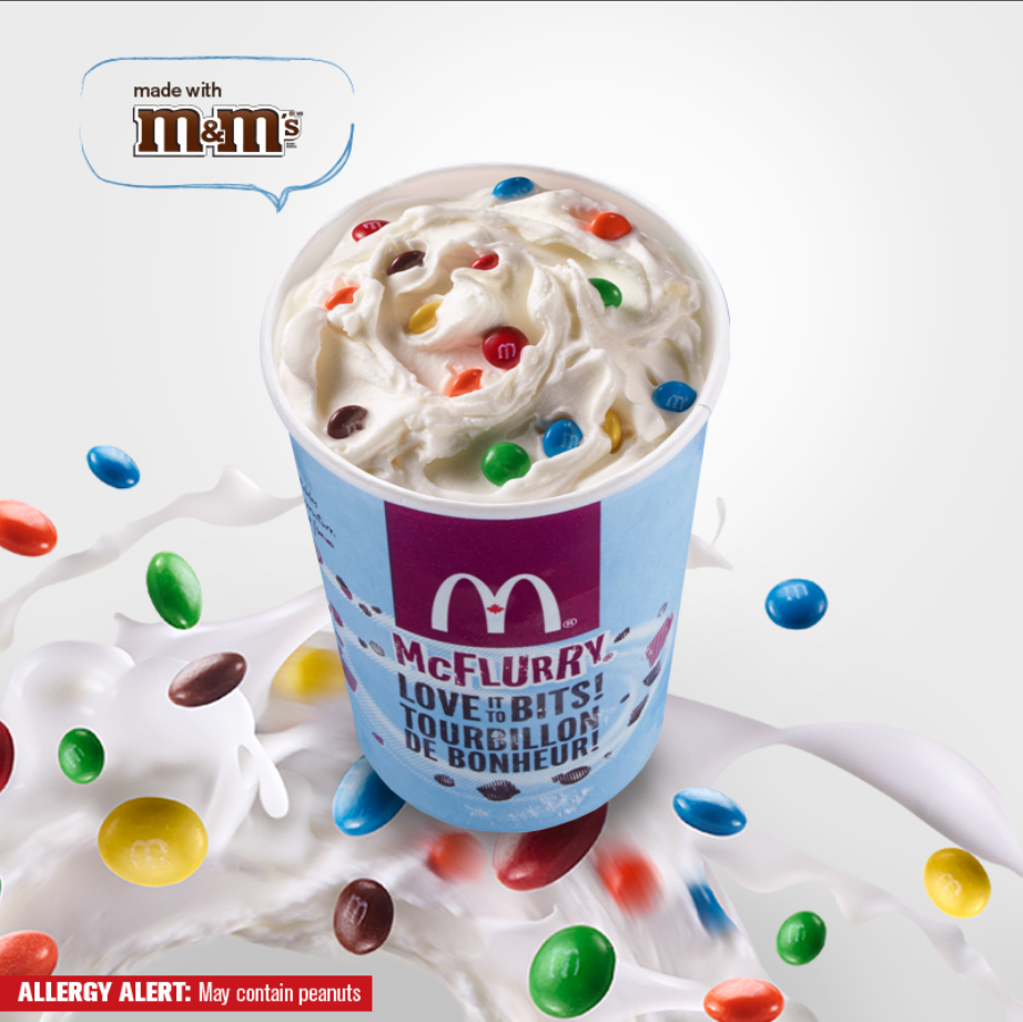 McDonald's Sweets and Treats Menu USA