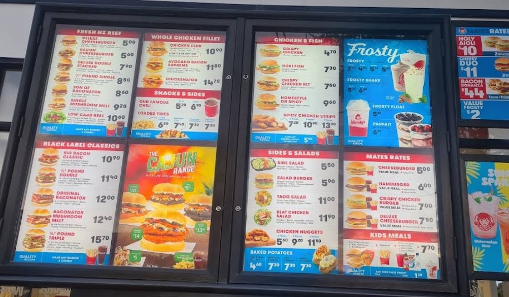 Order Wendy’s Menu USA