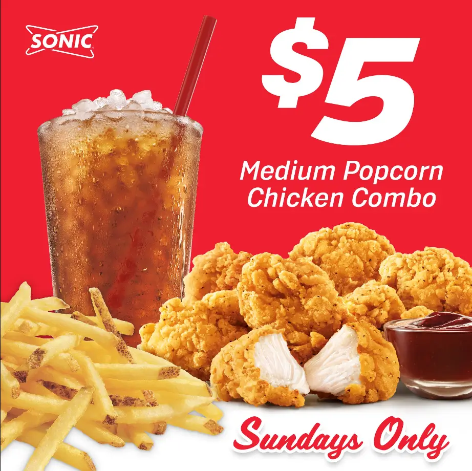 Sonic Snacks & Sides Menu USA