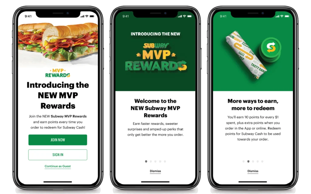 Subway Rewards Program Deal USA