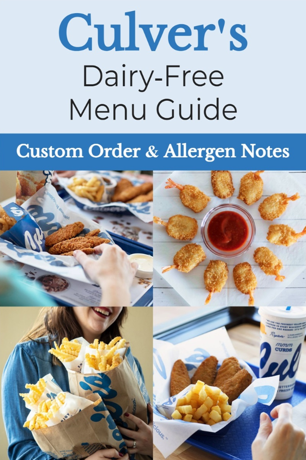 Allergens Values Of Culver's Menu USA