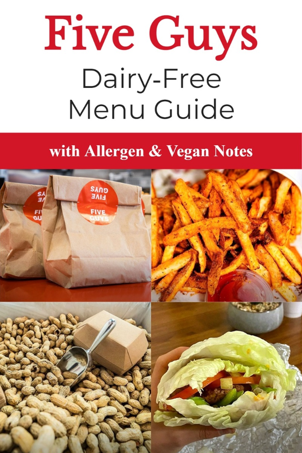 Allergens Values Of Five Guys Menu USA