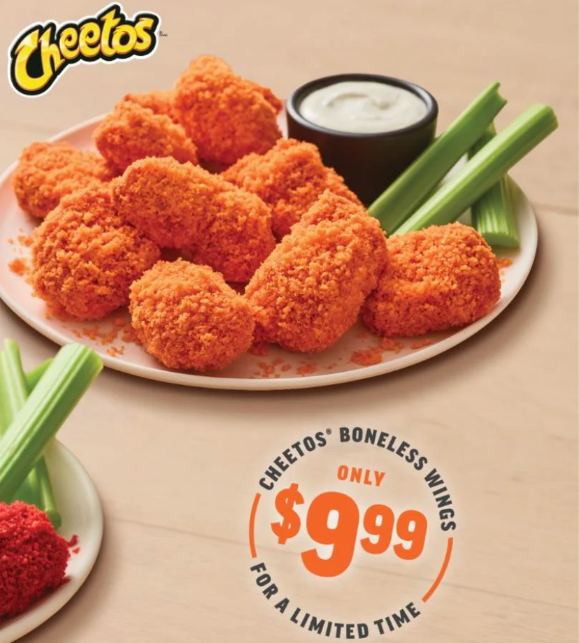 Applebee's Cheetos® Exclusive Flavors Menu USA