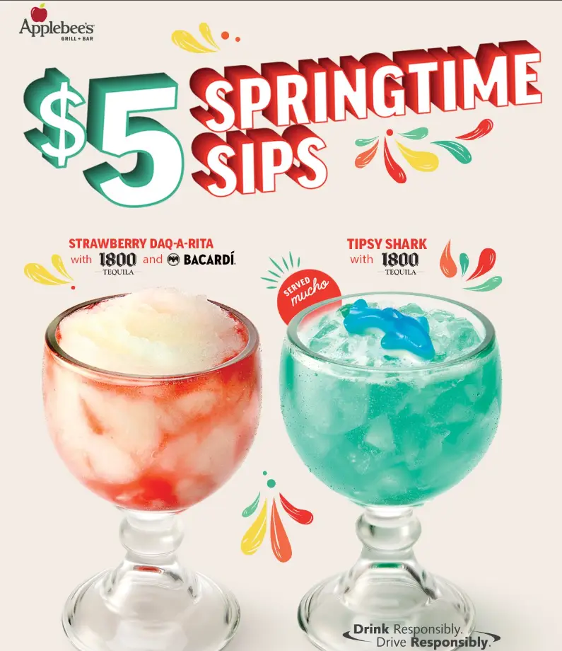 Applebee's Non-Alcoholic Beverages Menu USA