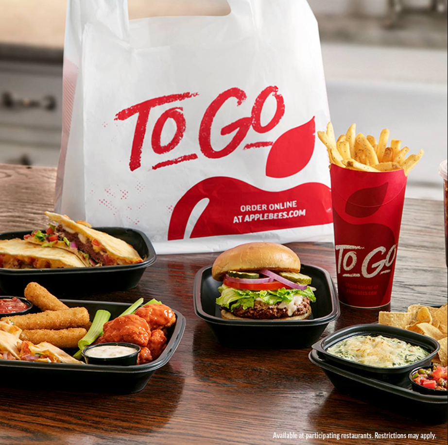 Applebee's To Go Menu USA