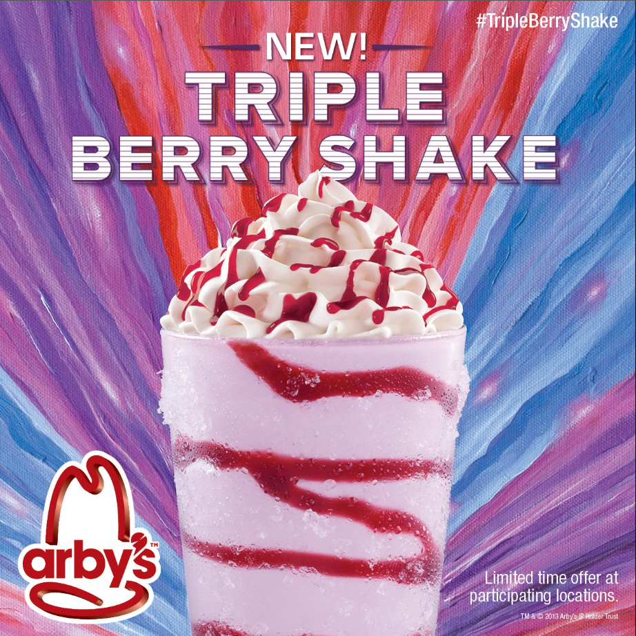 Arby’s Half Price Shakes Menu Deal USA