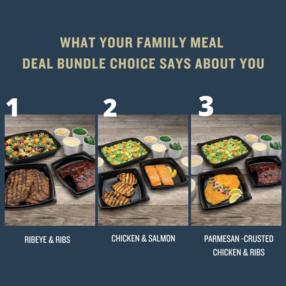 BJ’s Restaurant Family Meal Deals Menu USA