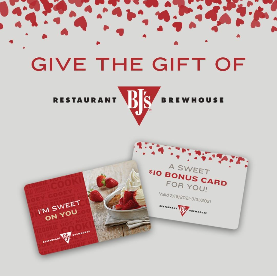 BJ's Restaurant Gift Cards USA