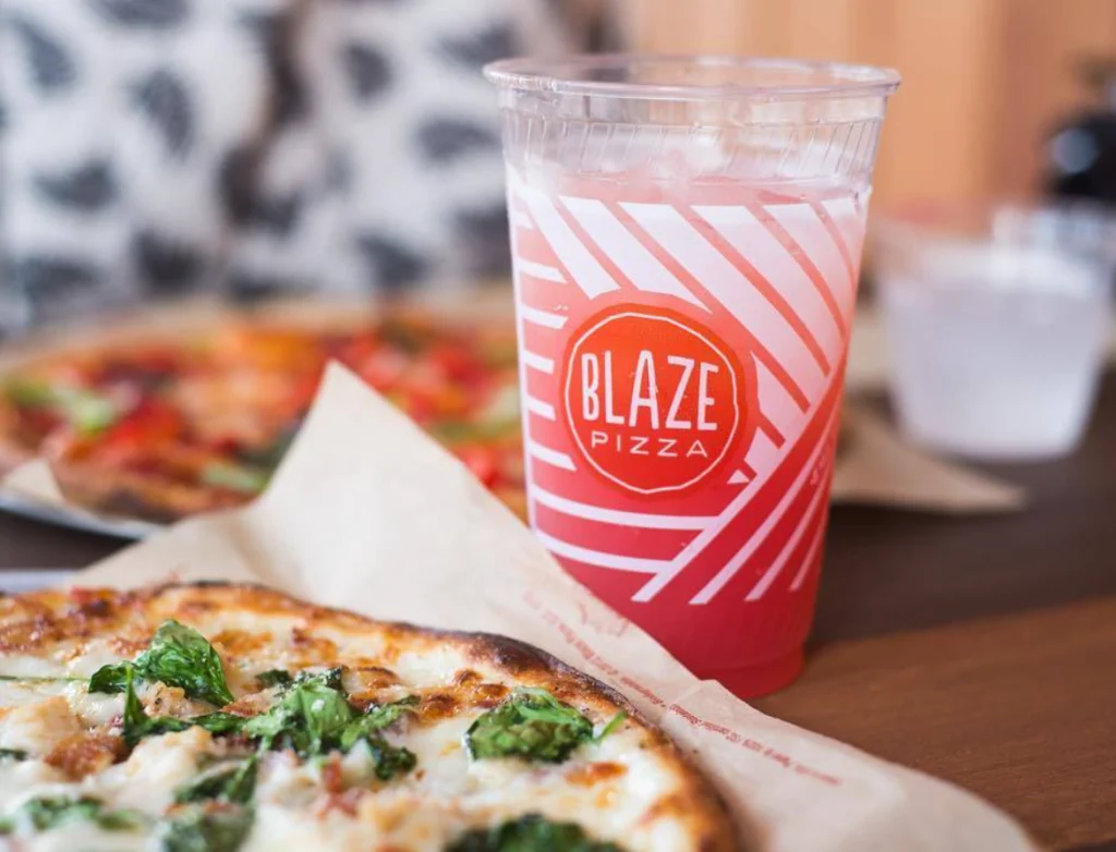 Blaze Pizza Drinks Menu USA