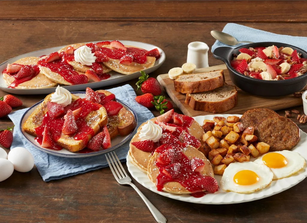 Bob Evans Family-Size Breakfast Menu USA