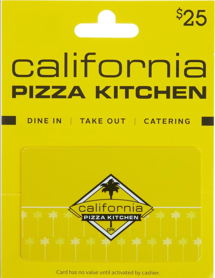 California Pizza Kitchen Gift Card