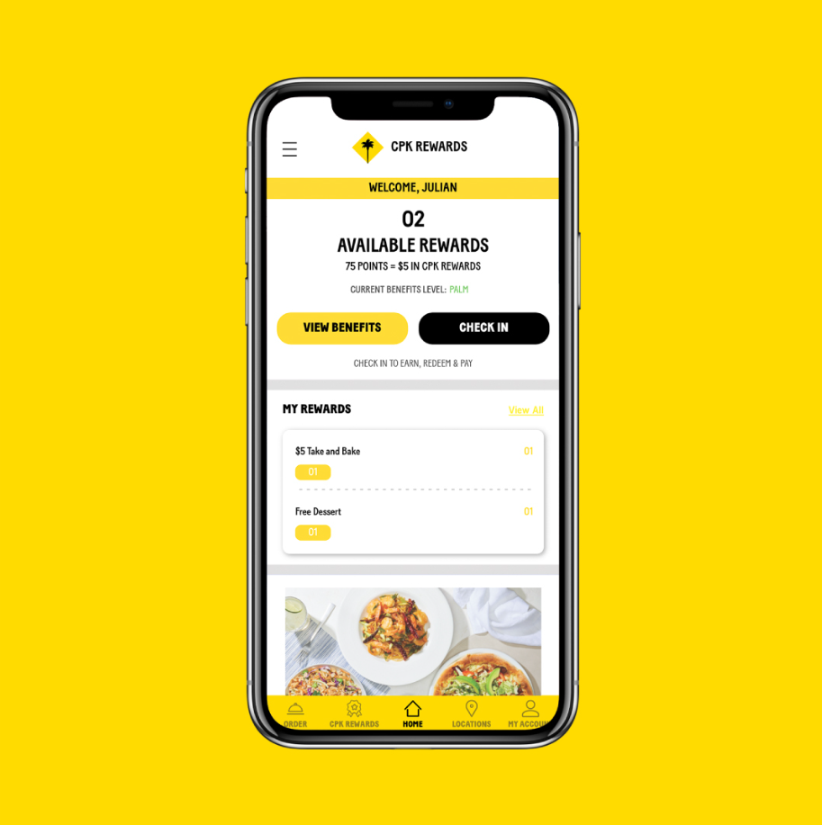 California Pizza Kitchen Online and App-Only Deals USA