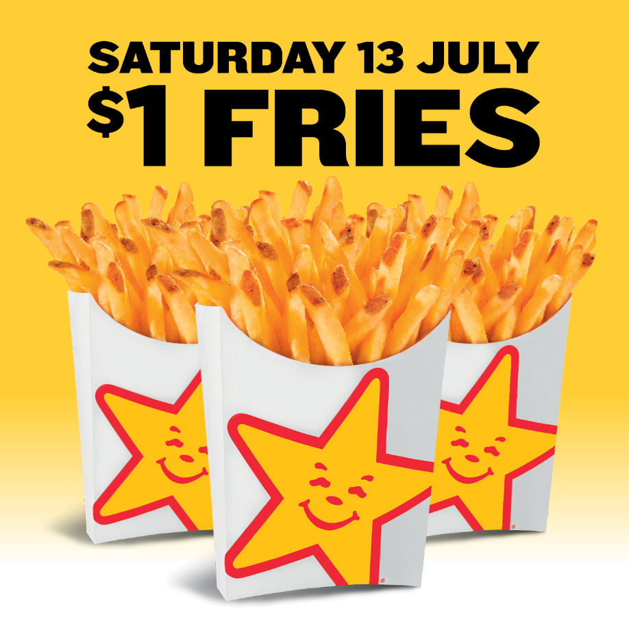 Carl's Jr. $1.00 Small Fries Deal USA