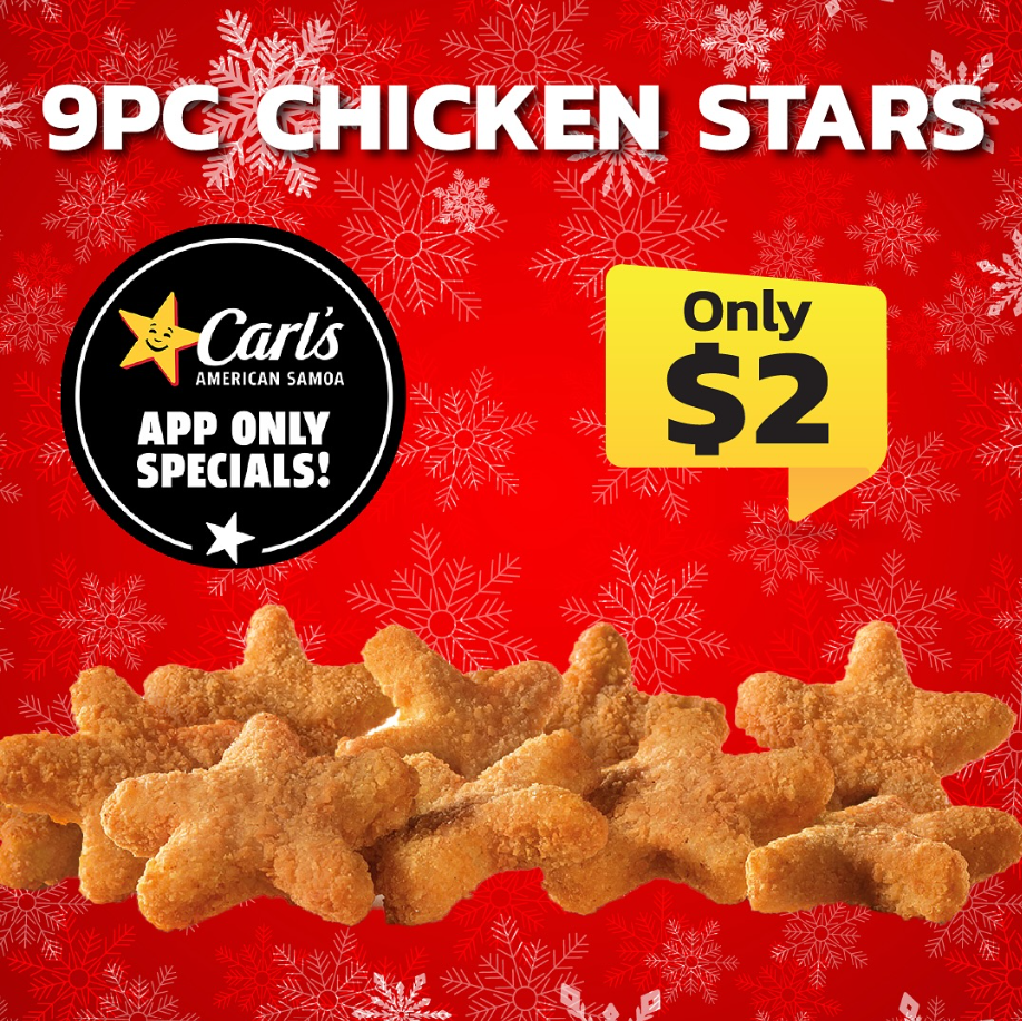 Carl's Jr. $3.00 Chicken Stars Menu Deal USA