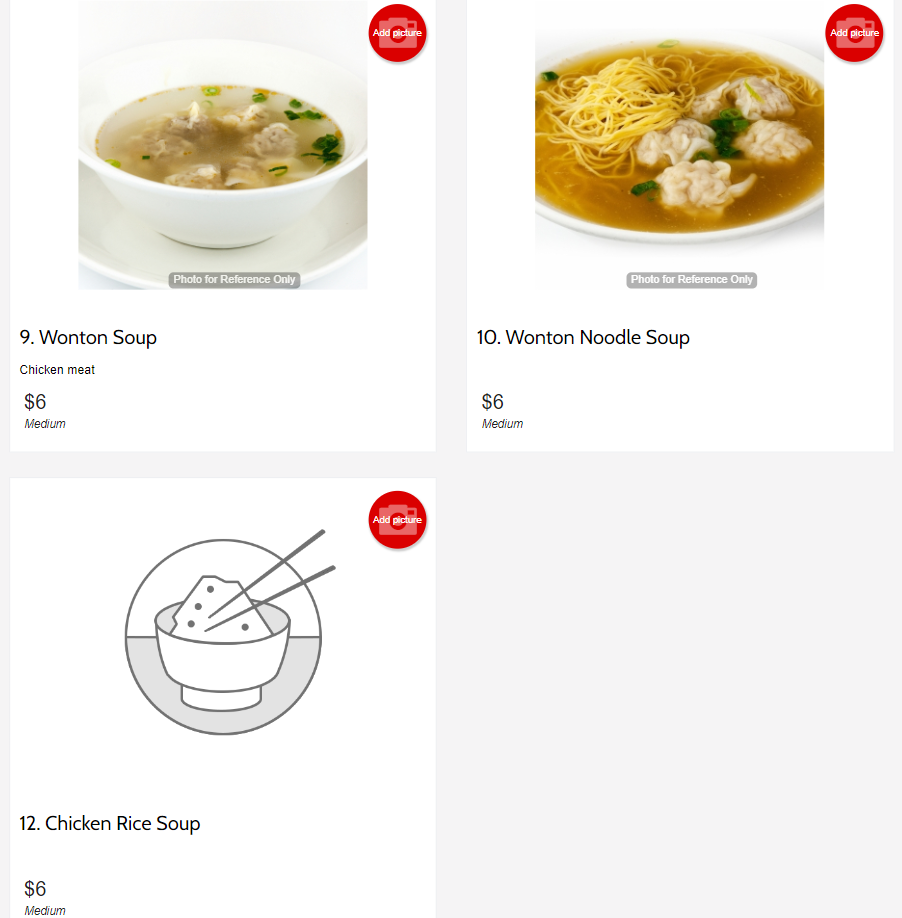 China Wok Soups Menu USA