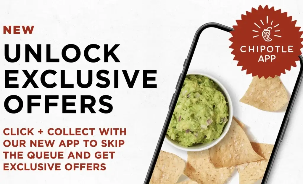 Chipotle Exclusive App Offers Deal USA