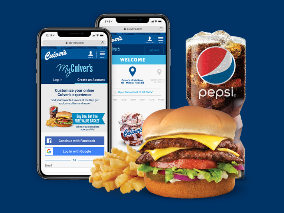 Culver's App-Exclusive Offers Menu Deal USA