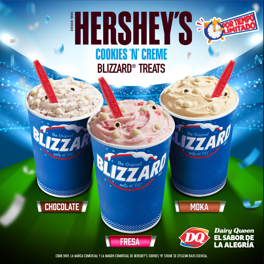 Dairy Queen Blended Treats Menu USA