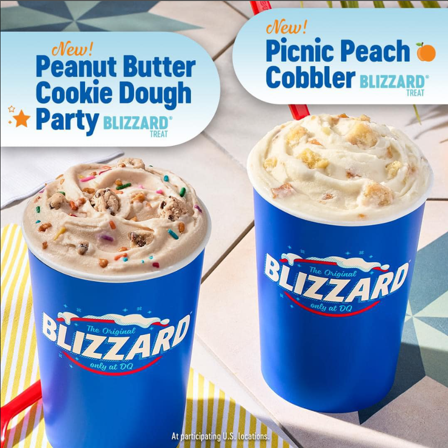 Dairy Queen Blizzard of the Month Menu Deal USA