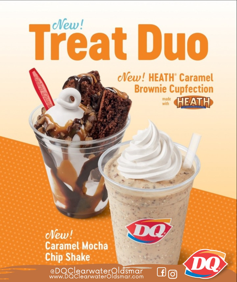 Dairy Queen DQ® Novelty Treats Menu USA