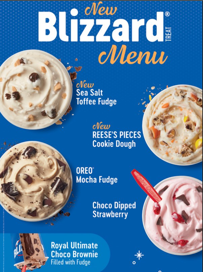 Dairy Queen Seasonal Treats Specials Menu Deal USA