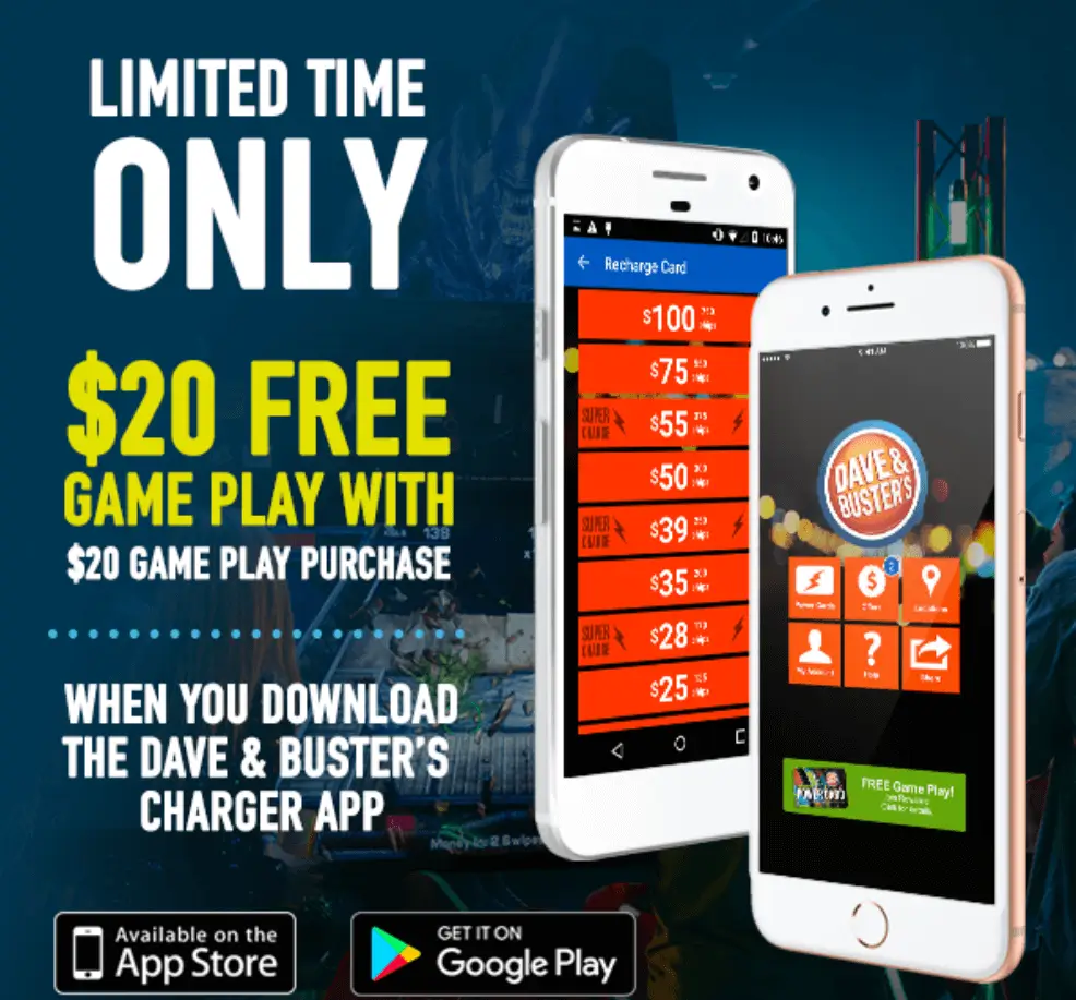 Dave & Buster's Loyalty Rewards Deal USA