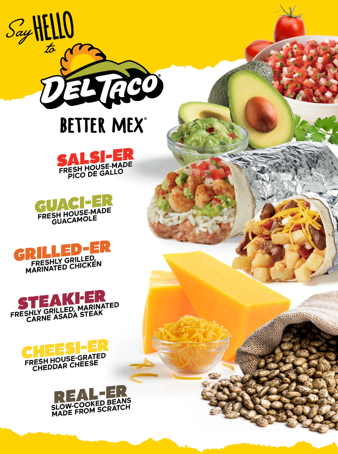 Del Taco Crave Club Menu Deal USA