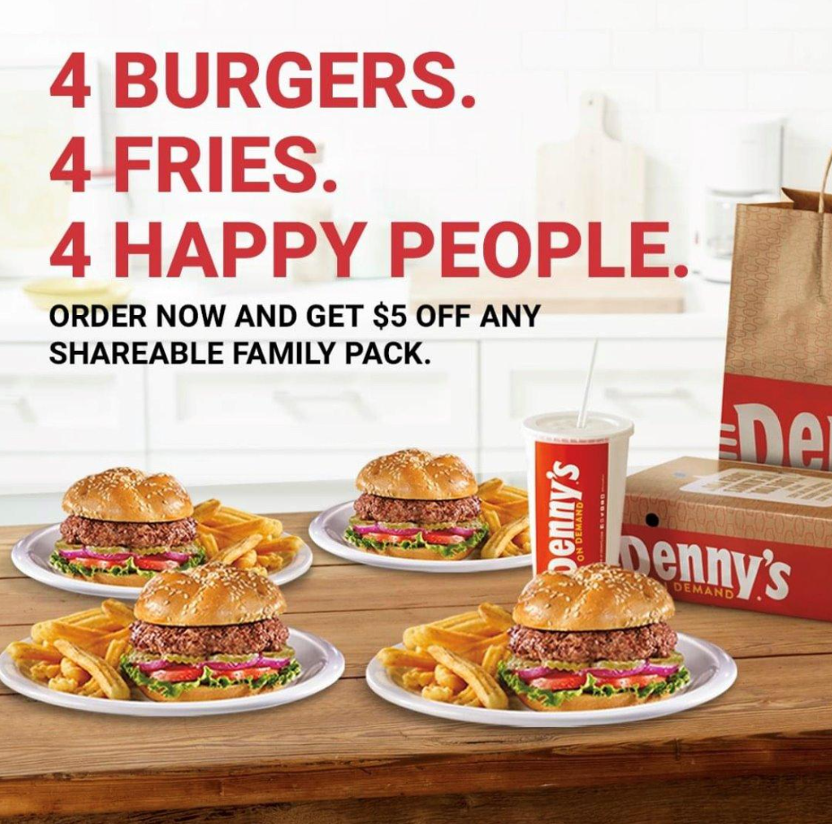 Denny’s 2 For $24 Menu Deal USA