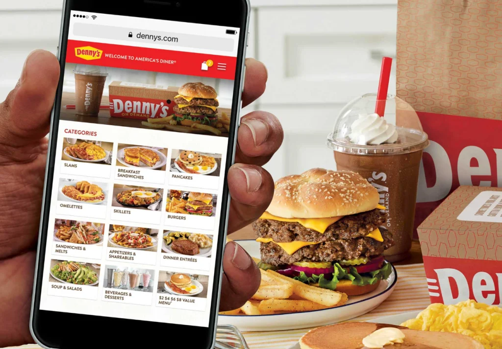 Denny’s Online and Mobile App Discounts Menu Deal USA