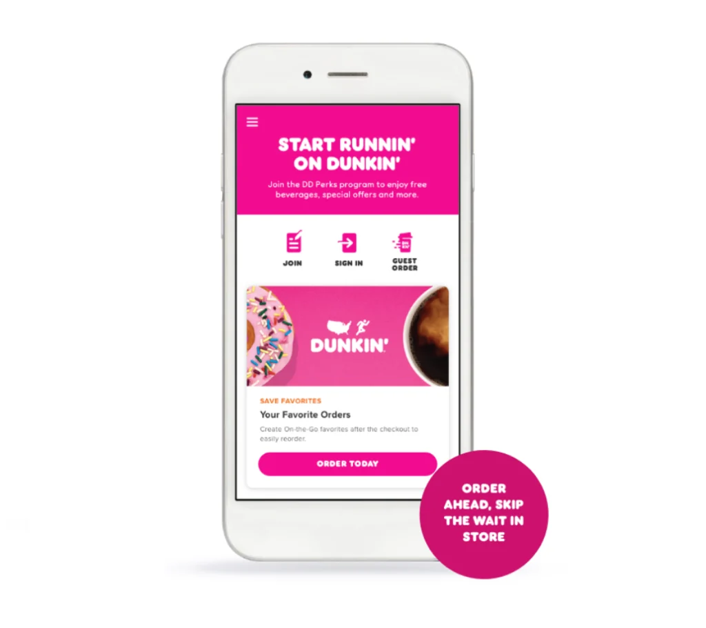 Dunkin Donuts App-Only Deals Menu USA