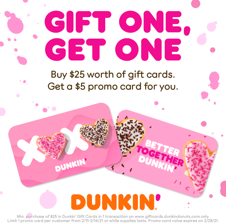 Dunkin Donuts Gift Cards USA