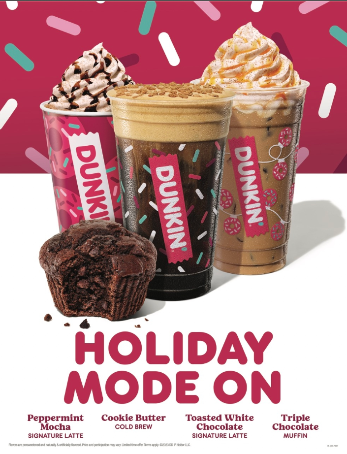 Dunkin Donuts Seasonal Promotions Menu Deal USA