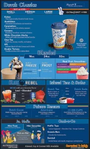 Dutch Bros Menu USA