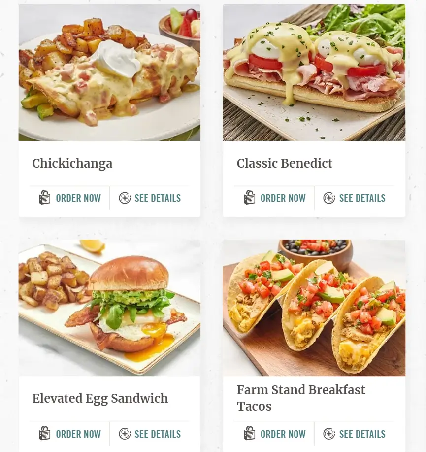 First Watch Egg-Sclusives Menu USA