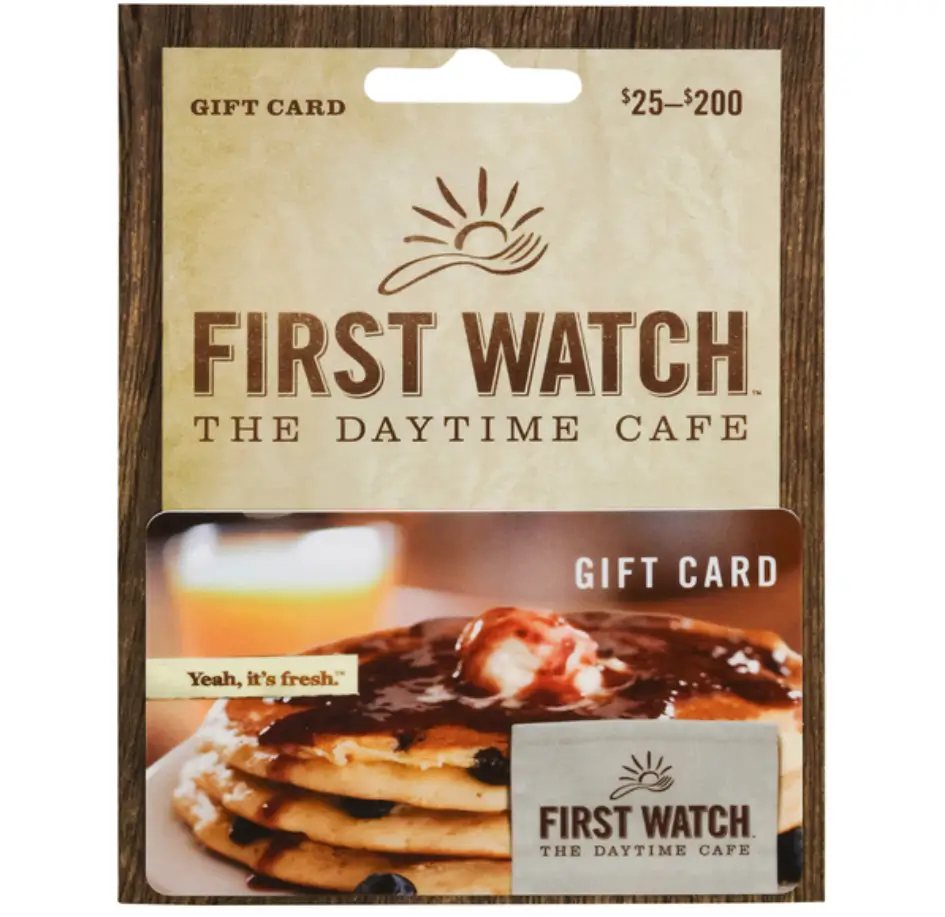 First Watch Gift Cards USA