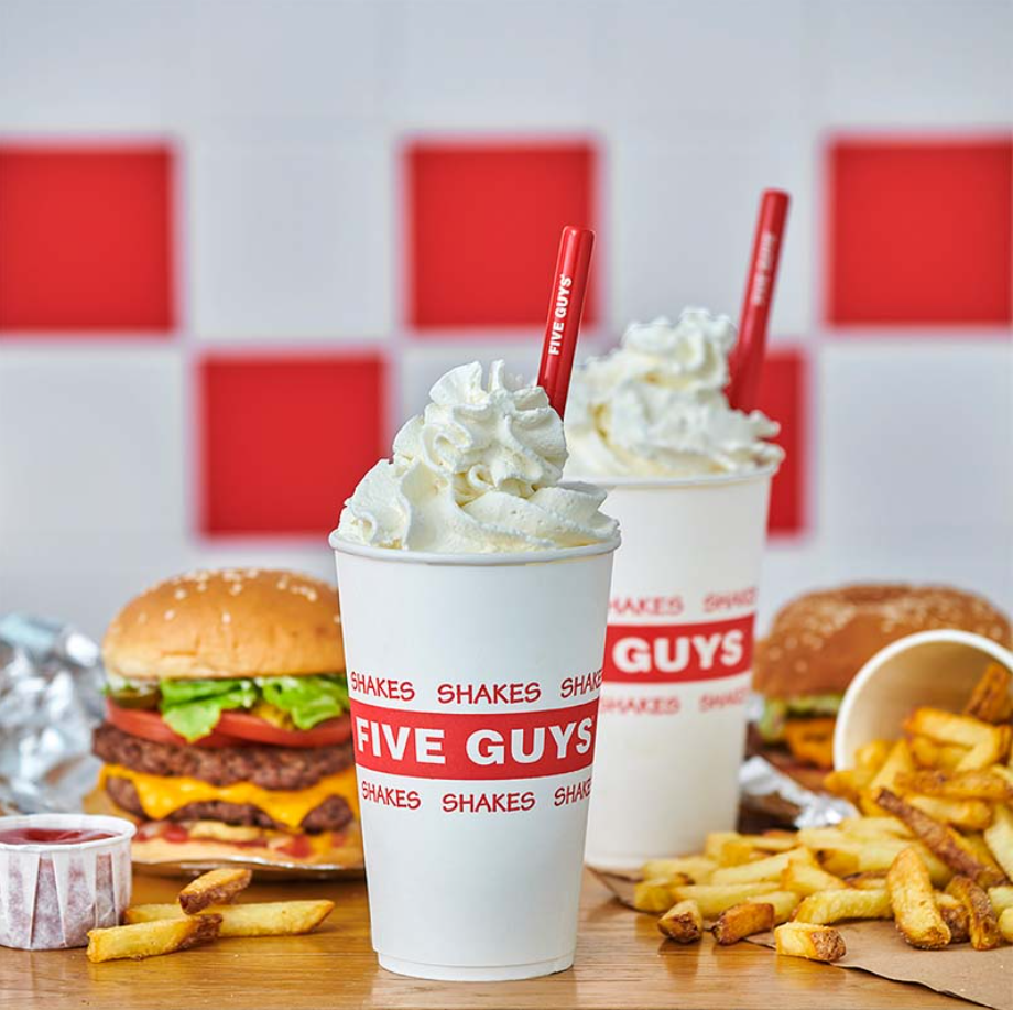 Five Guys Drinks Menu USA